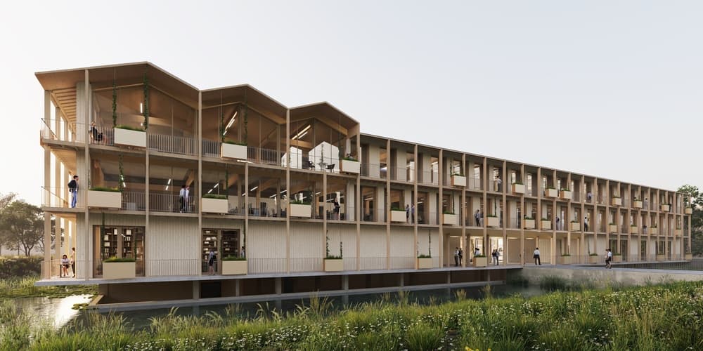 Project | Bank Office Competition in Rouen, France rendering for ArtBuild