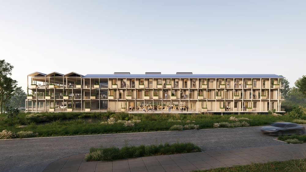 Project | Bank Office Competition in Rouen, France rendering for ArtBuild