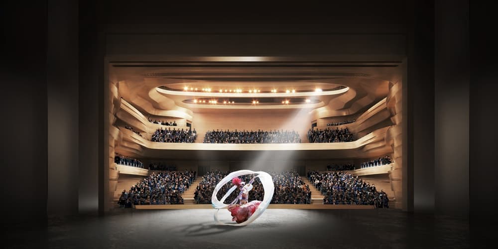 Project | Wuhan Opera Art Centre rendering for PES-Architects