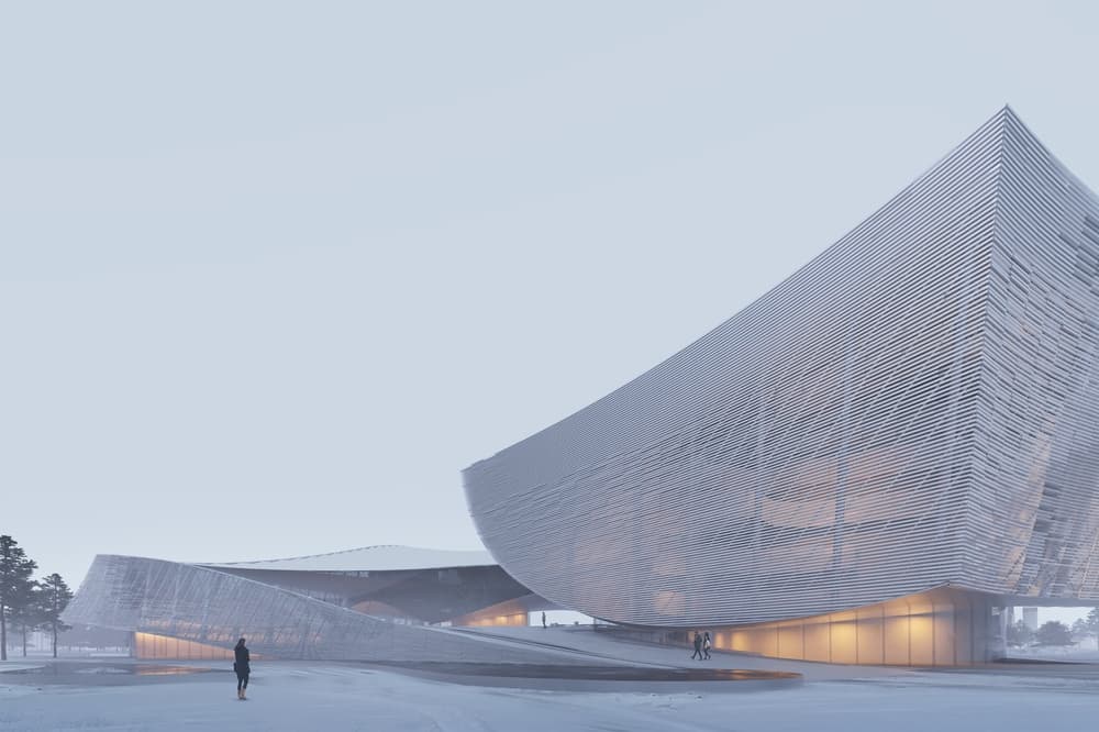 Project | Wuhan Opera Art Centre rendering for PES-Architects