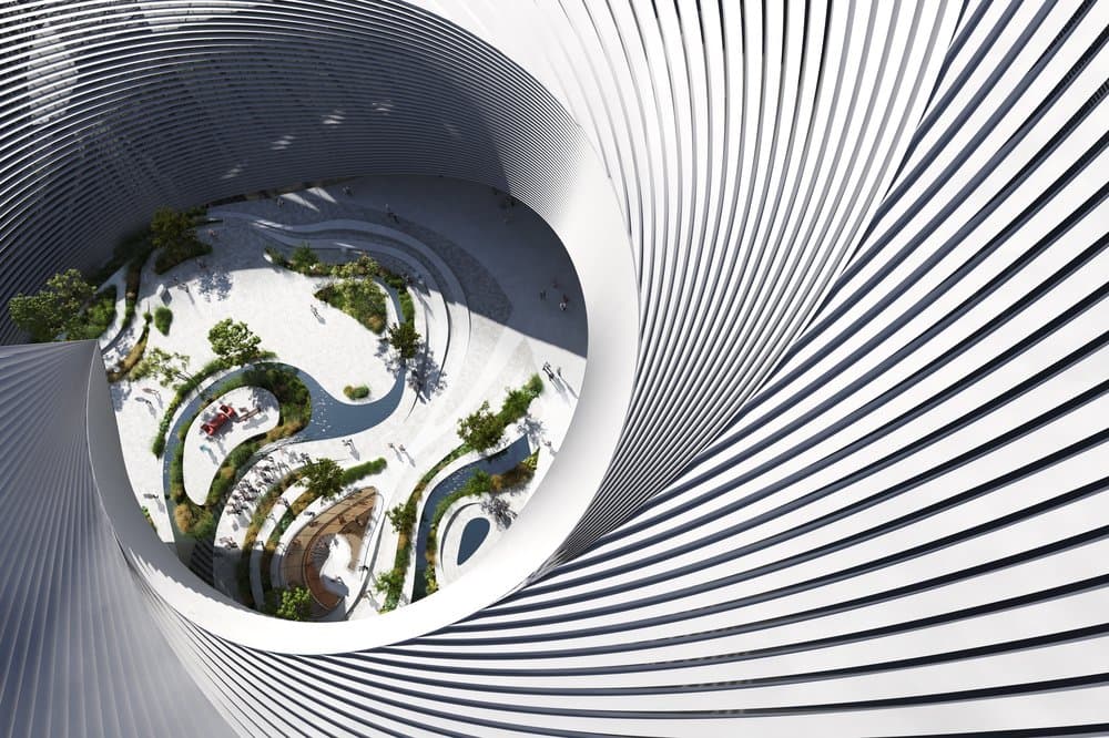 Project | Wuhan Opera Art Centre rendering for PES-Architects