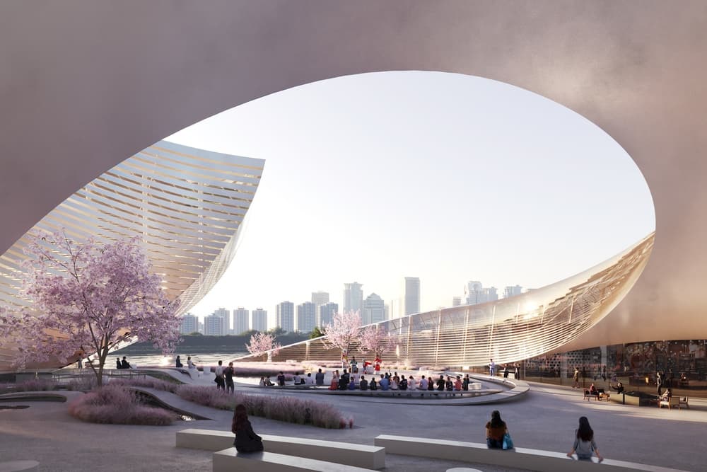 Project | Wuhan Opera Art Centre rendering for PES-Architects