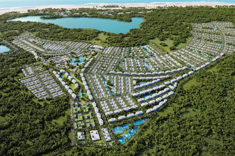 Project | La Reserva Masterplan in Punta Cana rendering for Archidom Studio