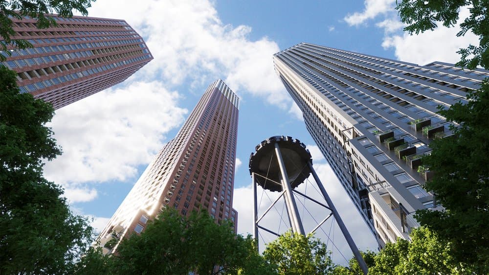 Project | 2150 Lakeshore in Toronto rendering for B+H