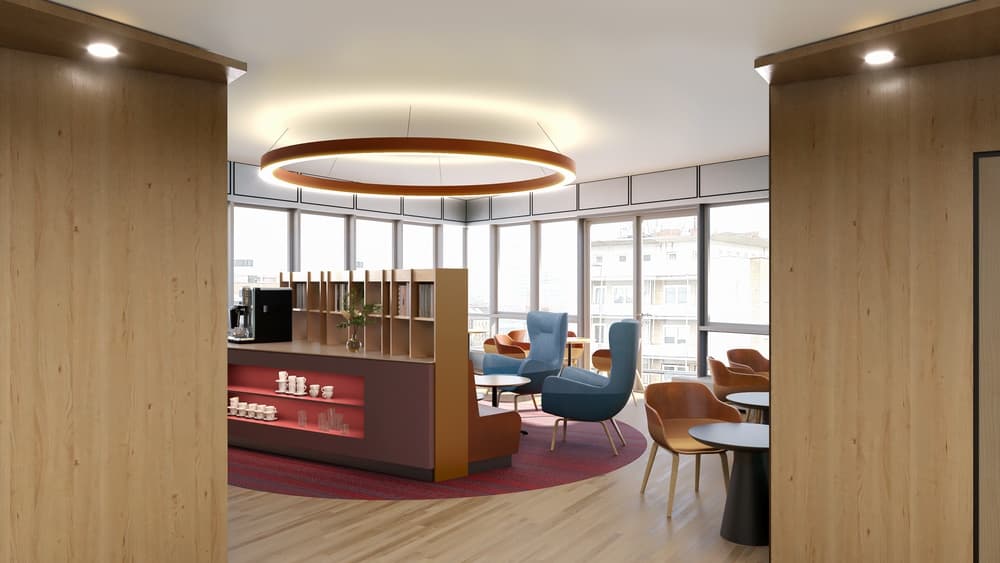 Project | Diakovere hospital in Hannover rendering for brandherm + krumrey interior architecture