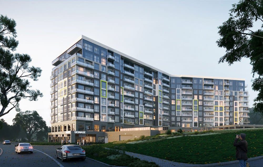 Project | 6301 Campeau Drive in Ottawa rendering for BAYVIEW GROUP