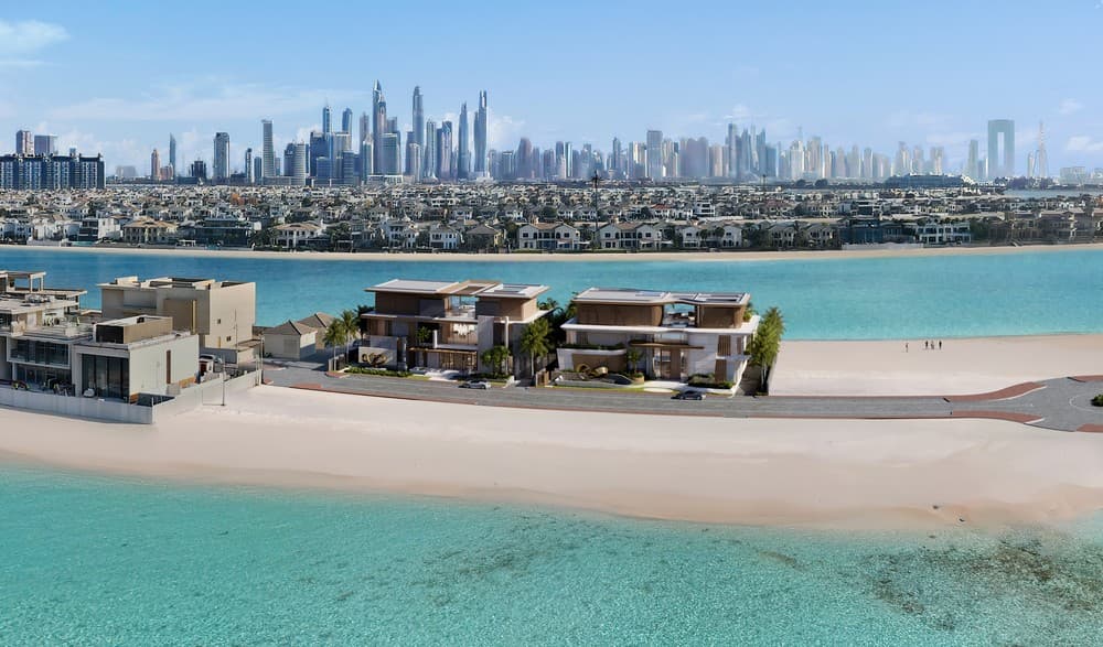 Project | Two Custom-designed Ultra-luxury Signature Villas on Palm Jumeirah in Dubai rendering for Killa Design