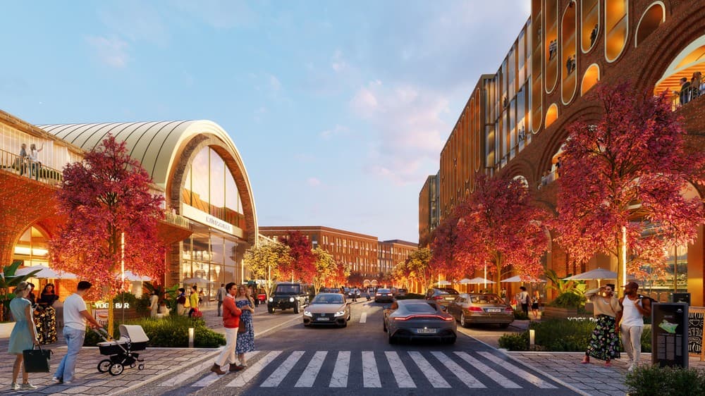 Project | A Masterplan Project in Columbia, Maryland, USA rendering for KGD Architecture