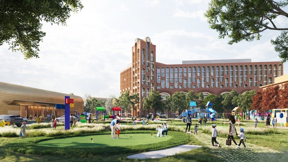 Project | A Masterplan Project in Columbia, Maryland, USA rendering for KGD Architecture