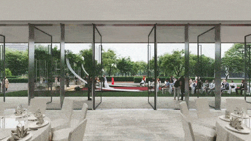 Project | Xinjiang Beautiful China Resort Kuitun Holiday Inn Hotel Project rendering for Aedas